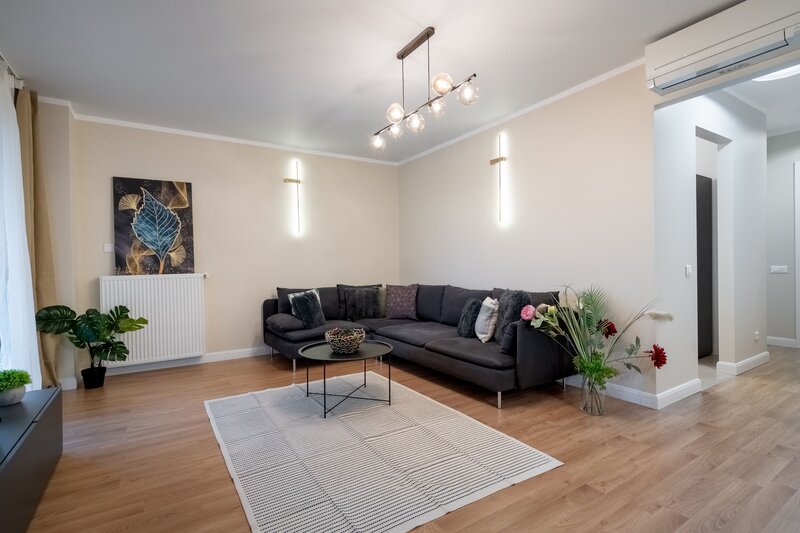 Parc Verdi comision 0%- Apt 3 cam superb 75mp, vedere lac, complet mobilat/utilat