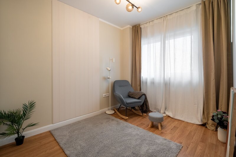 Parc Verdi comision 0%- Apt 3 cam superb 75mp, vedere lac, complet mobilat/utilat